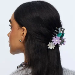 ABALONE PETUNIA CLAW CLIP
