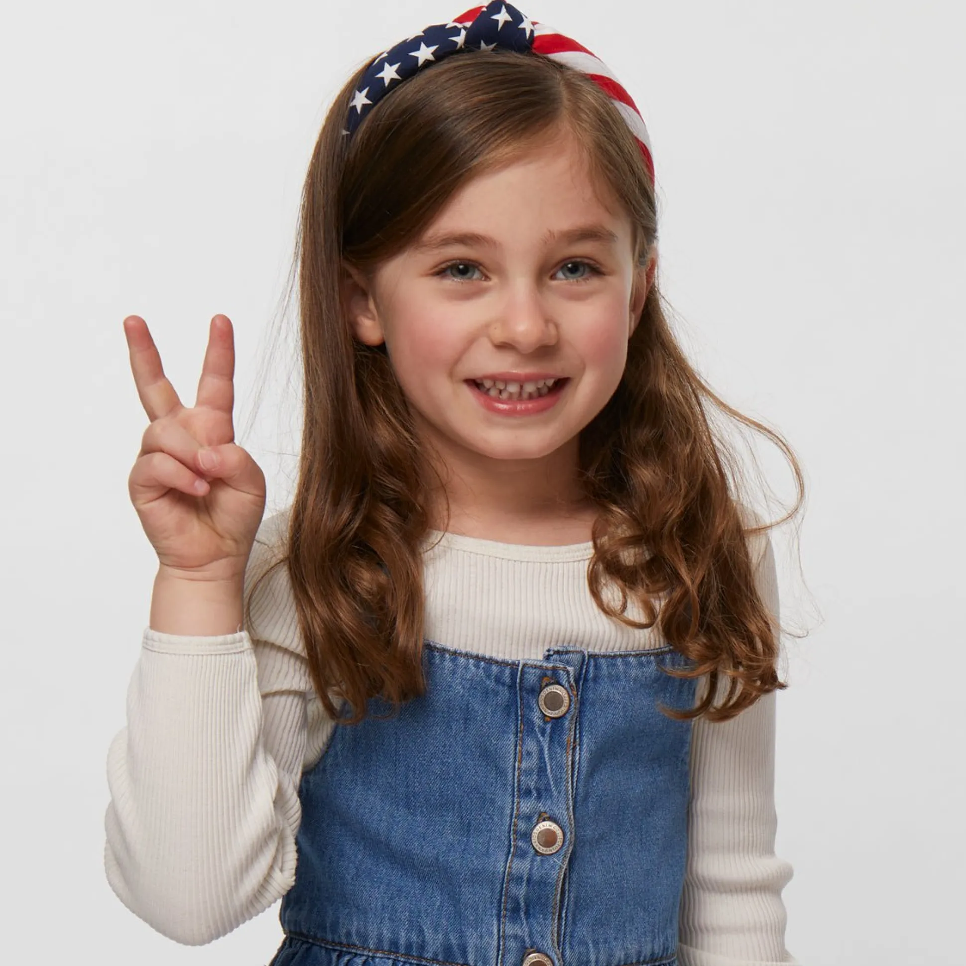 AMERICANA KIDS KNOTTED HEADBAND