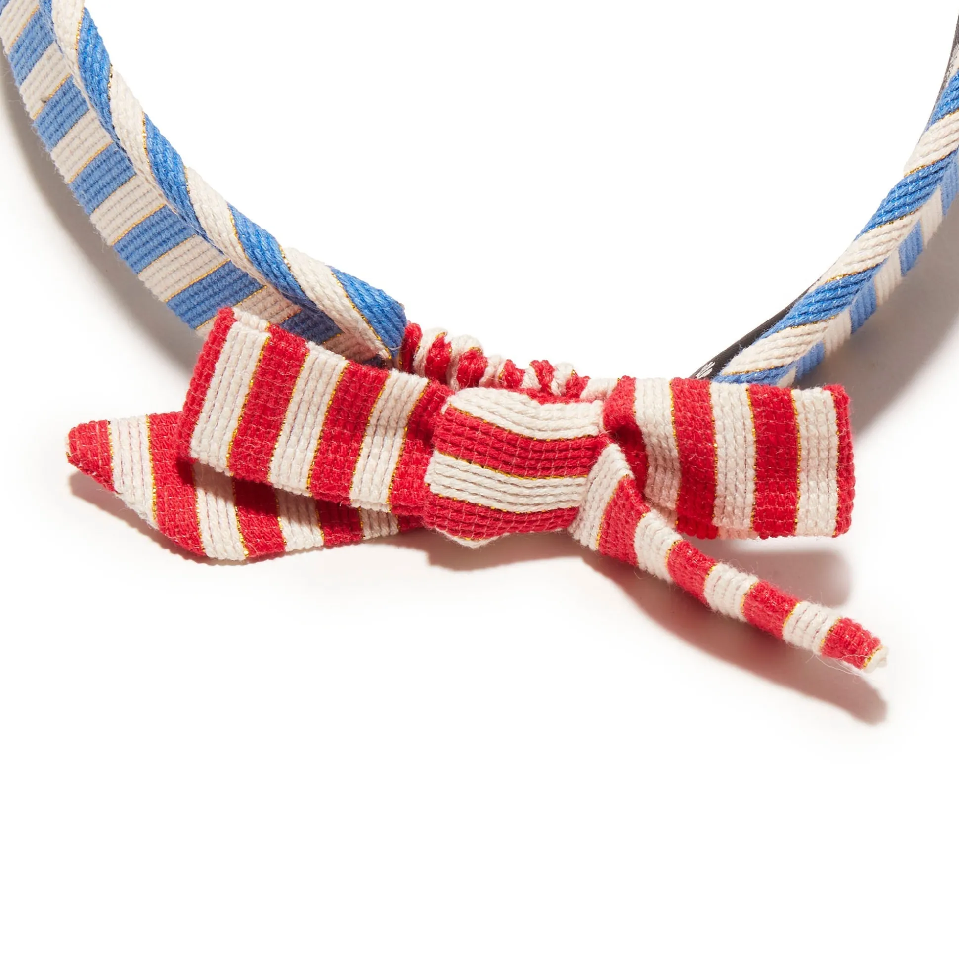 AMERICANA STRIPE BOW TIE VISOR