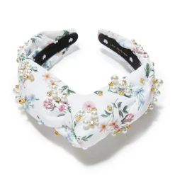 ANNIE MARLENE LIBERTY PEARL CRYSTAL HEADBAND