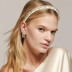 APRIL DIAMOND MIXED CRYSTAL VELVET GIGI HEADBAND