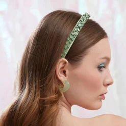 AUGUST PERIDOT GIGI JEWELED BIRTHSTONE HEADBAND