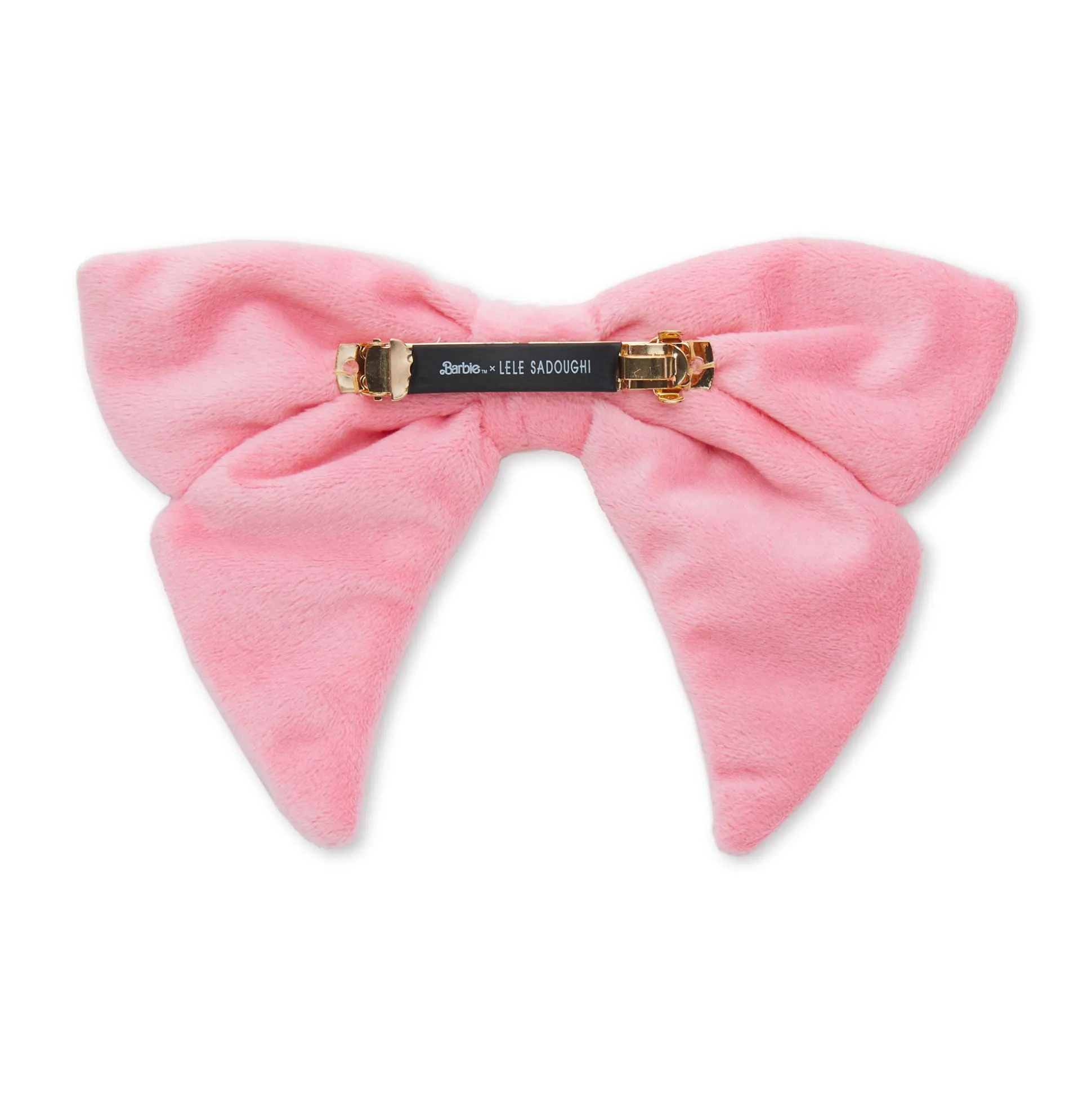 BARBIE™ X LELE SADOUGHI LIPSTICK PINK CHARMS BOW BARRETTE