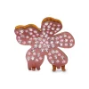 BISQUE ROSE LILY CLAW CLIP