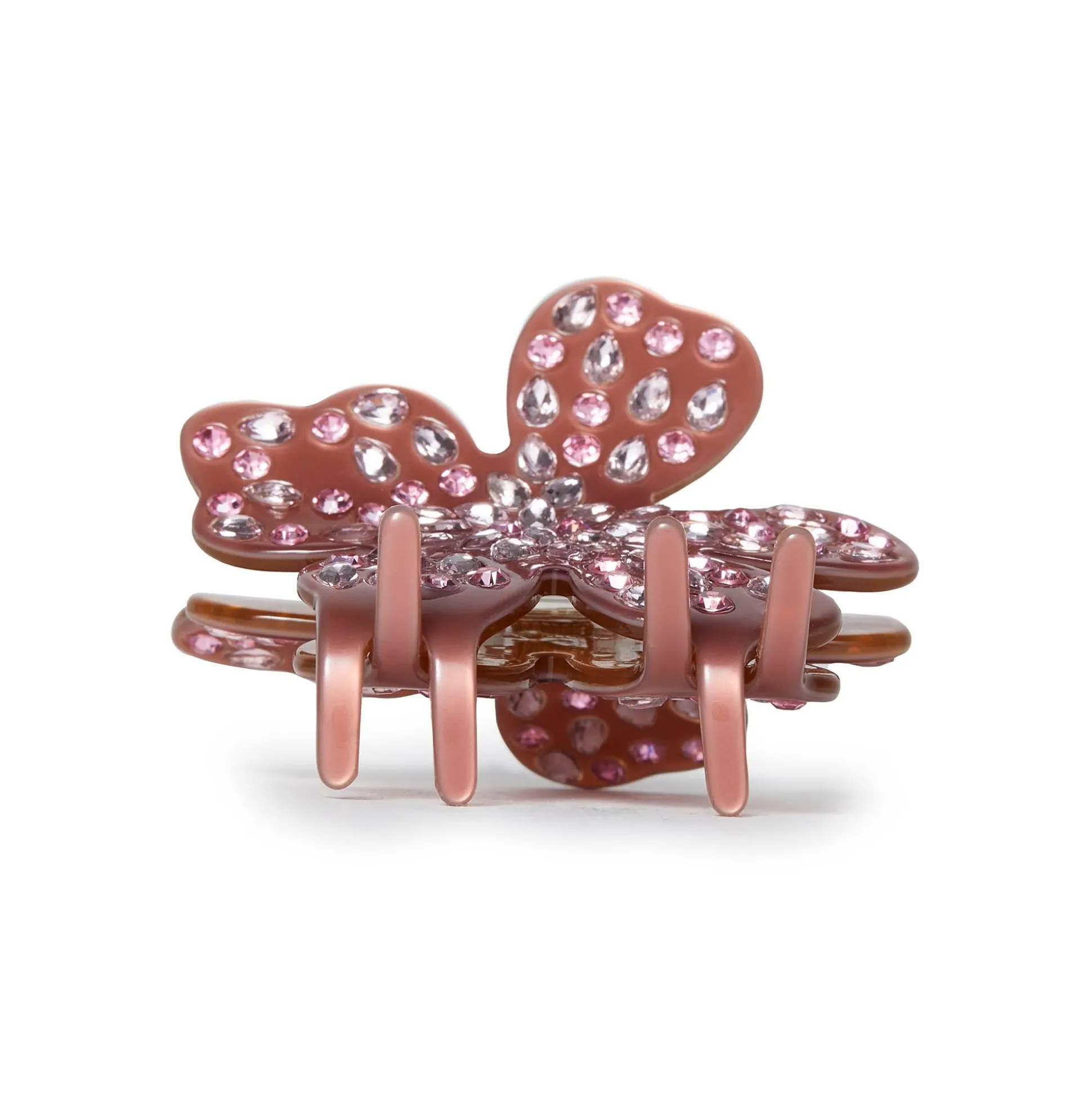 BISQUE ROSE LILY CLAW CLIP