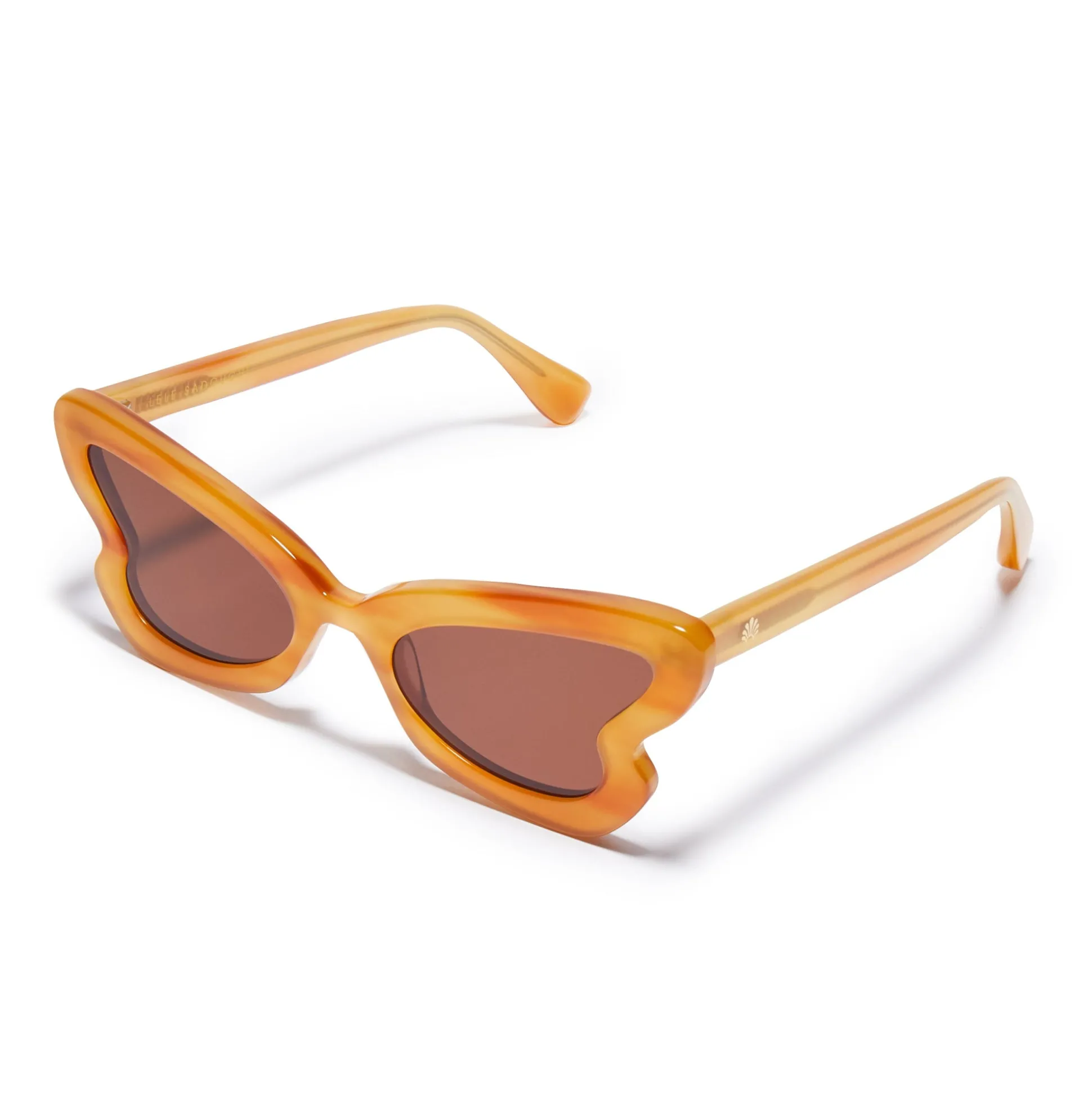 BLONDE TORTOISE PEGGY SUNGLASSES
