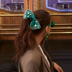 BOSTON CELTICS LELE SADOUGHI / NBA GREEN BOW BARRETTE