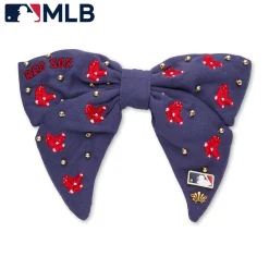BOSTON RED SOX LELE SADOUGHI / MLB NAVY BOW BARRETTE