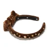 BROWN EXCLUSIVE SLIM HOLLY CRYSTAL HEADBAND