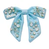 BUBBLE BLUE LELE SADOUGHI X WICKED CRYSTAL WAND BOW BARRETTE
