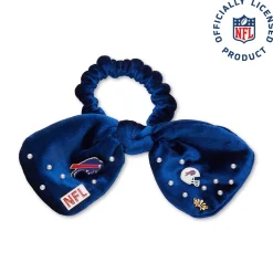BUFFALO BILLS LELE SADOUGHI X NFL BLUE BOW SCRUNCHIE