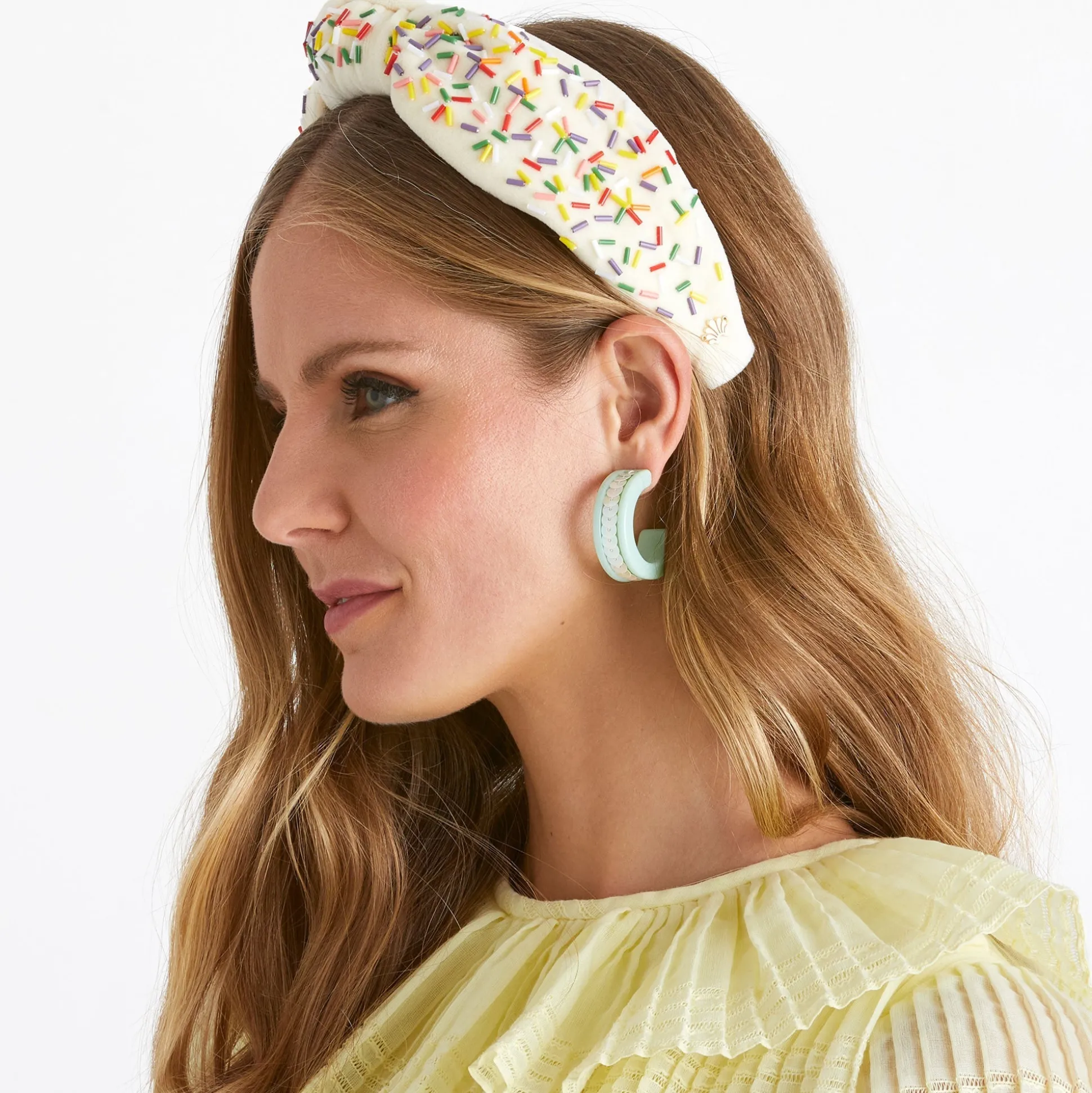 BUTTERCREAM BIRTHDAY CAKE KNOTTED HEADBAND