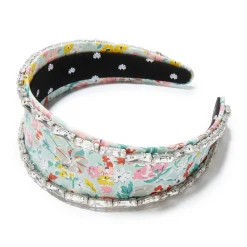 CALIFORNIA BLOOM BRIGITTE LIBERTY CRYSTAL TRIM HEADBAND