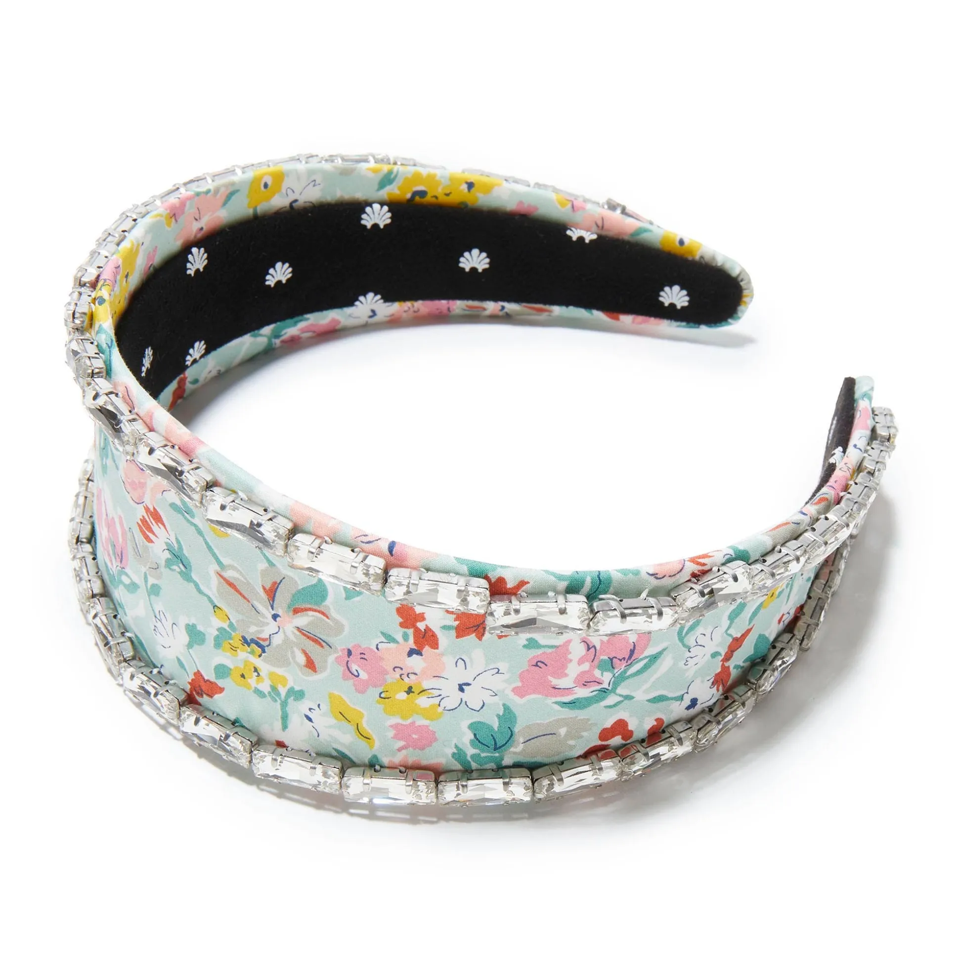 CALIFORNIA BLOOM BRIGITTE LIBERTY CRYSTAL TRIM HEADBAND