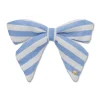 CAPRI STRIPE LIBBY LINEN GAUZE BOW BARRETTE