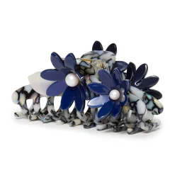CELESTIAL JET PETUNIA CLAW CLIP
