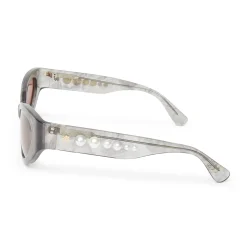 CHARCOAL NOLITA CAT-EYE SUNGLASSES