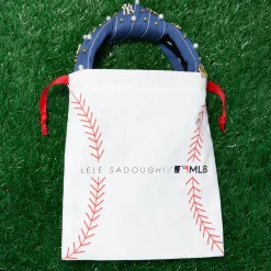 CHICAGO CUBS LELE SADOUGHI / MLB NAVY EMBELLISHED KNOTTED HEADBAND
