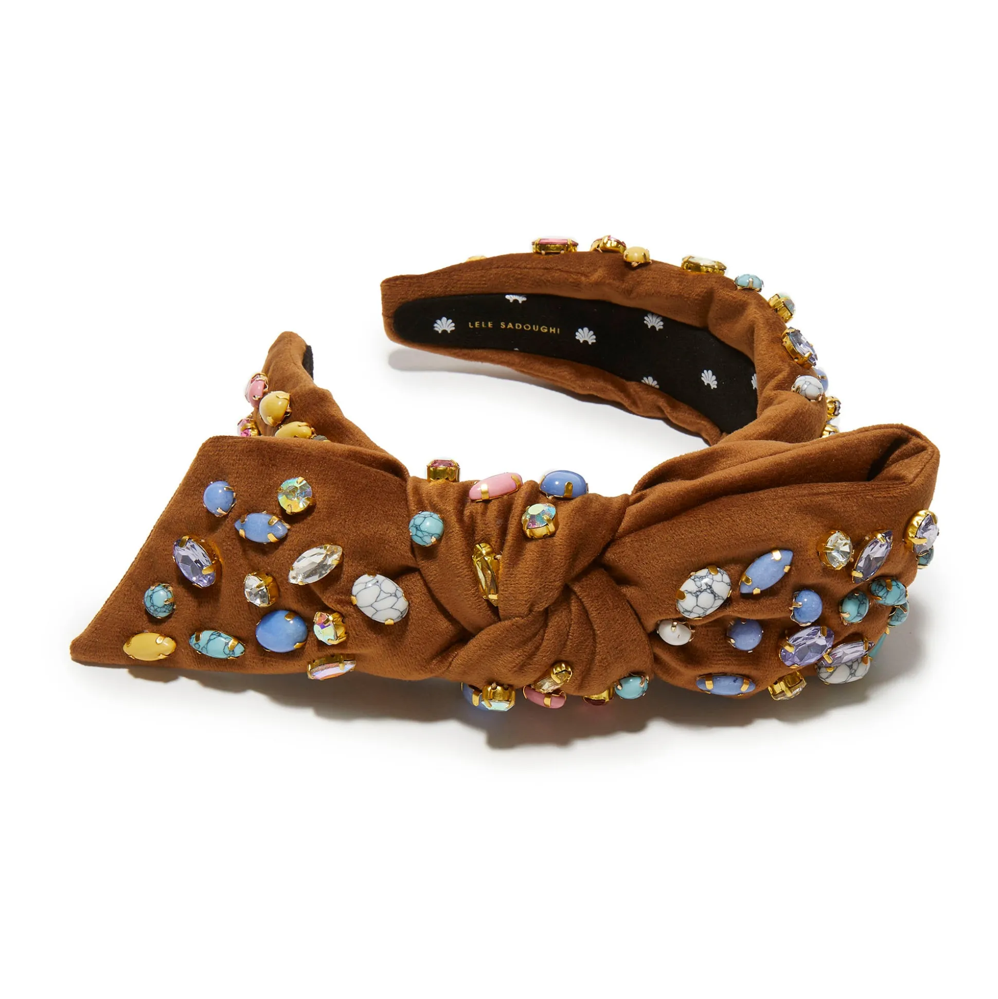 CHOCOLATE EXCLUSIVE HOLLY MULTI-CRYSTAL HEADBAND