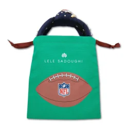 CINCINNATI BENGALS LELE SADOUGHI X NFL JET EMBELLISHED KNOTTED HEADBAND
