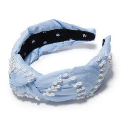 CLOUDY SKY KNOTTED VENUS EMBELLISHED HEADBAND
