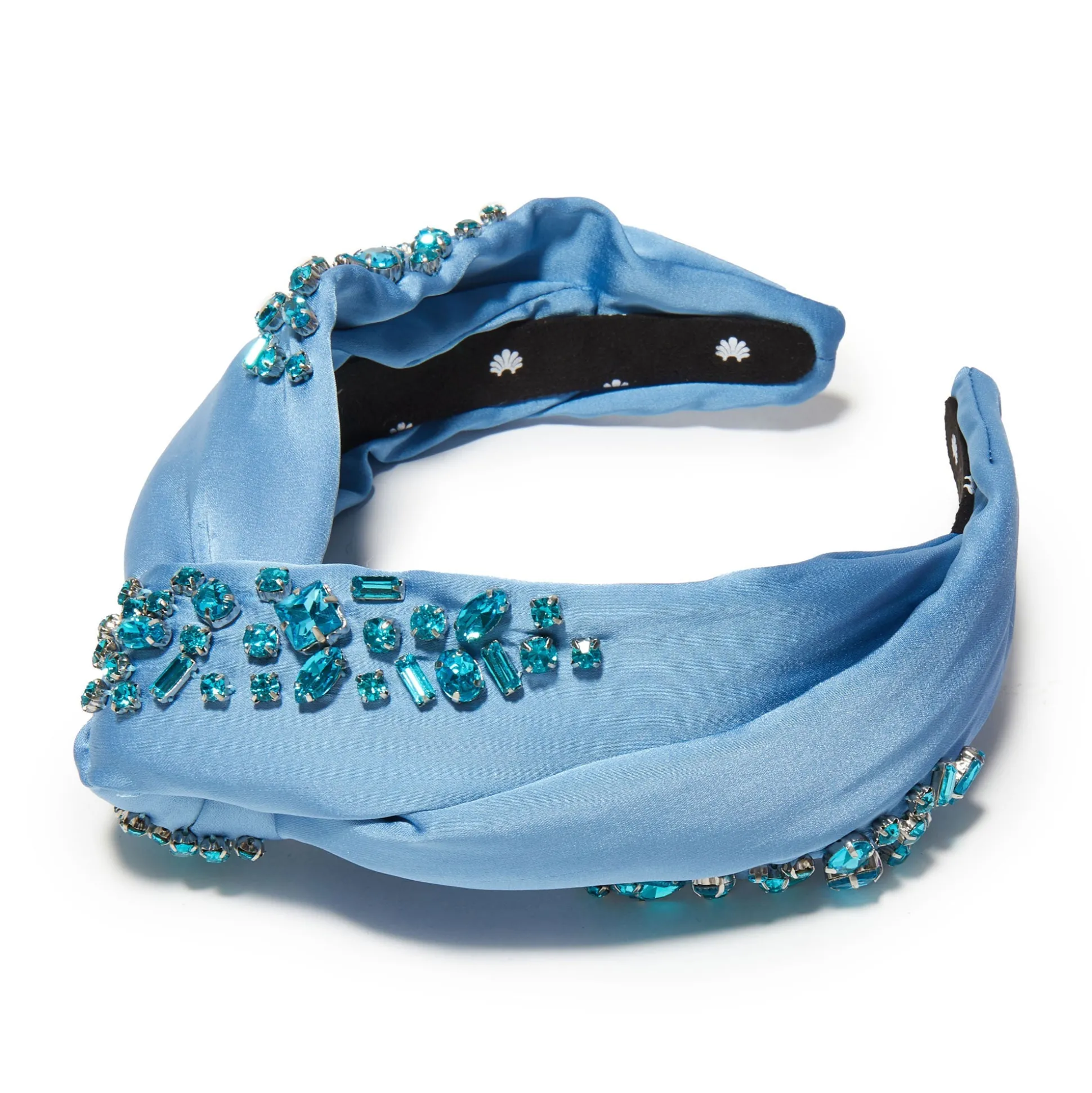 DECEMBER BLUE TOPAZ MARLENE JEWELED BIRTHSTONE HEADBAND