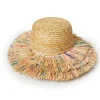 DESERT SUNSET FRINGE STRAW HAT