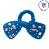 DETROIT LIONS LELE SADOUGHI X NFL BLUE BOW SCRUNCHIE