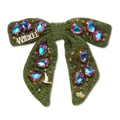 EARTH LELE SADOUGHI X WICKED ELPHABA CRYSTAL SHIMMER BOW BARRETTE