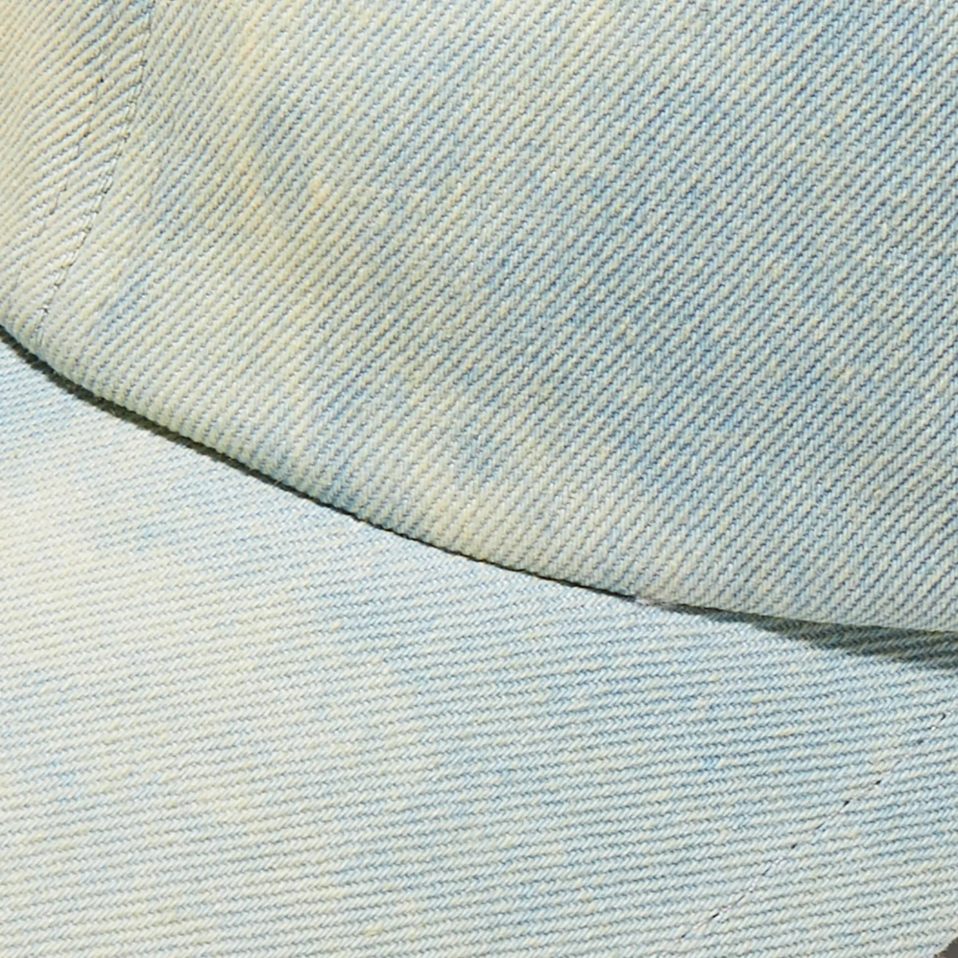 FADED DENIM BOW EMBELLISHED DENIM BASEBALL CAP