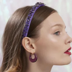 FEBRUARY AMETHYST GIGI JEWELED BIRTHSTONE HEADBAND