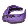 FEBRUARY AMETHYST MARLENE JEWELED BIRTHSTONE HEADBAND