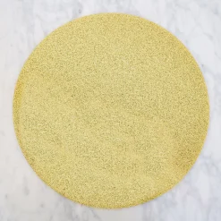 GOLD GLITTER LUNA ROUND SET OF 4 PLACEMATS