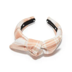 HARVEST PLAID KIDS BOW TIE HEADBAND