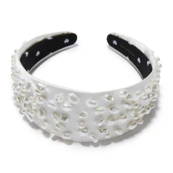 IVORY BRIGITTE COBBLESTONE HEADBAND