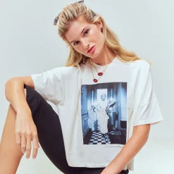 IVORY LELE SADOUGHI X MARILYN MONROE TEE