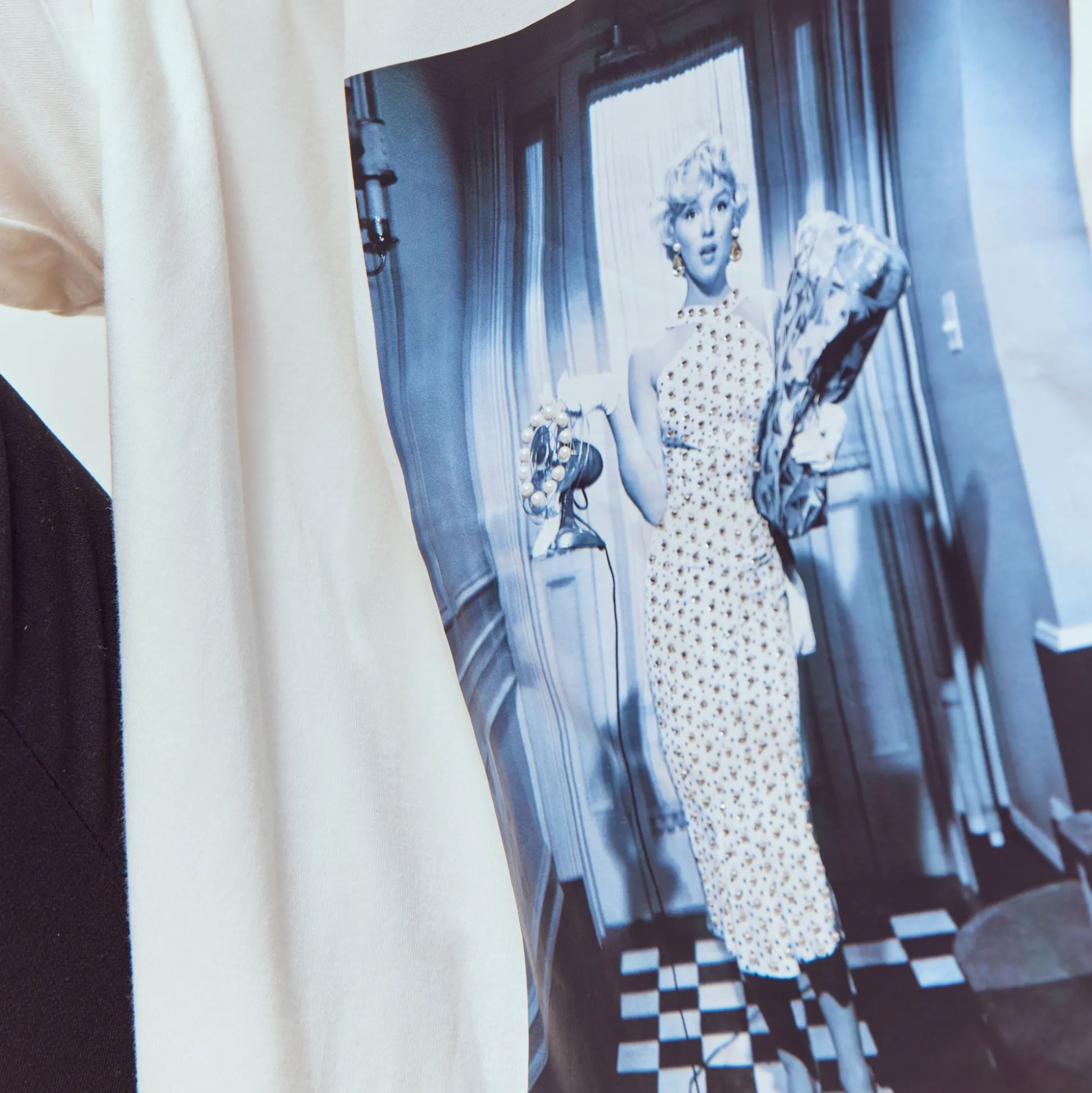IVORY LELE SADOUGHI X MARILYN MONROE TEE
