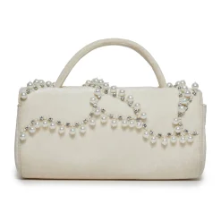 IVORY PEARL MINI TABITHA TOP HANDLE BAG