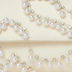 IVORY PEARL MINI TABITHA TOP HANDLE BAG