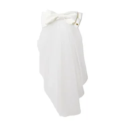 IVORY PRISCILLA BOW VEIL