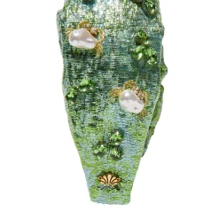 JADE PEARL MARINA EMBELLISHED KNOTTED HEADBAND