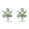 JADE SMALL EMBELLISHED PAPER LILY EARRINGS