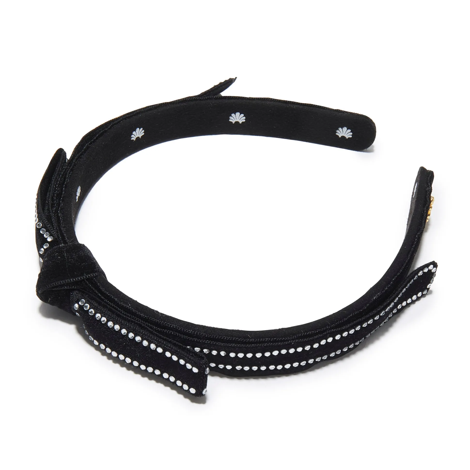 JET BARDOT CRYSTAL BORDER HEADBAND