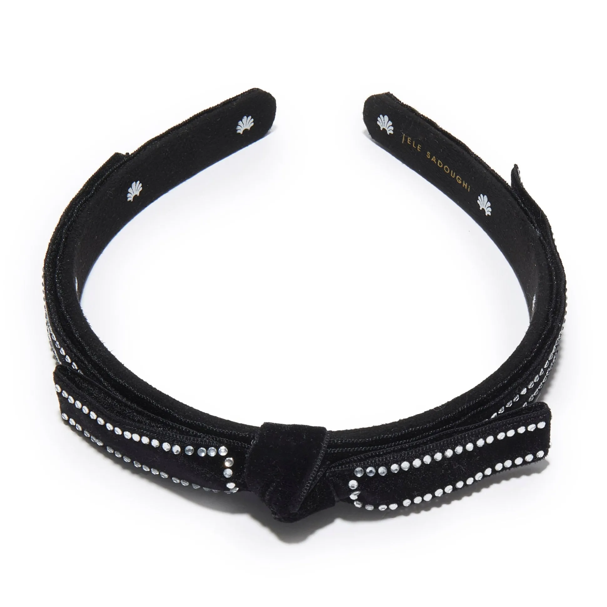 JET BARDOT CRYSTAL BORDER HEADBAND