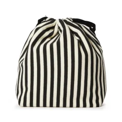 JET IVORY DRAWSTRING HEADBAND STORAGE POUCH