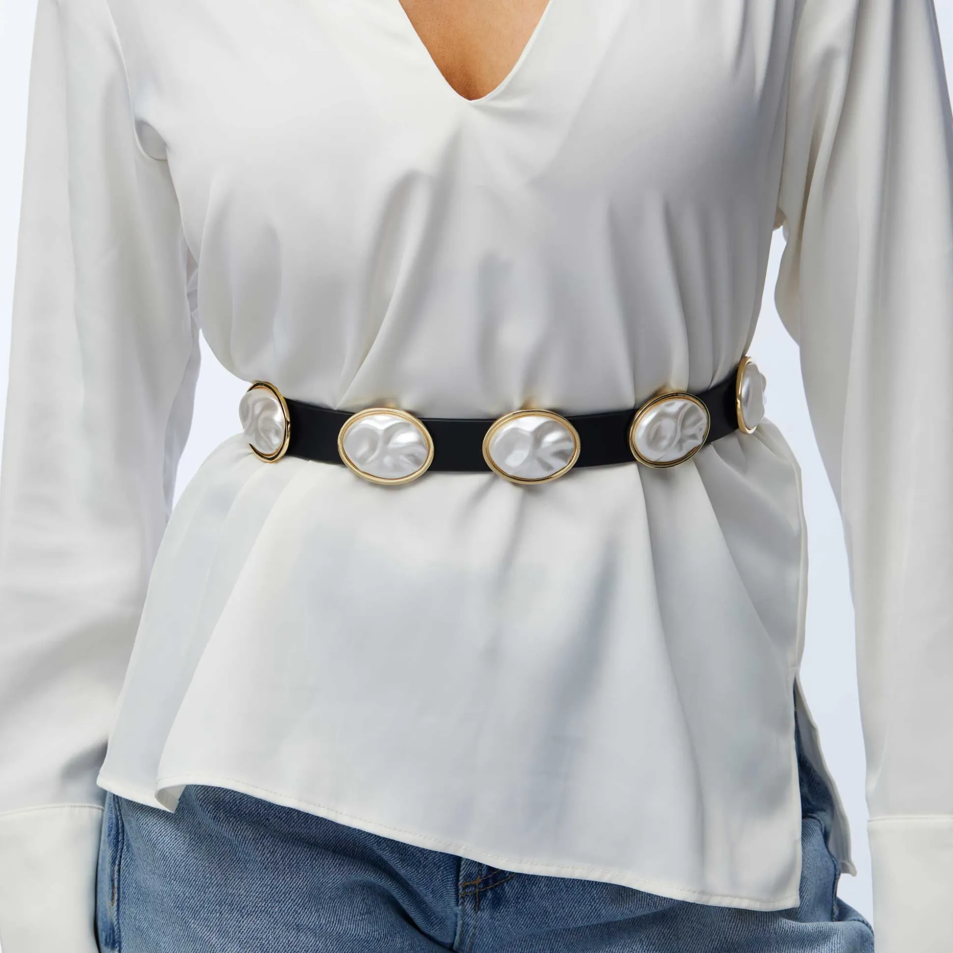 JET OVAL PEARL STATION BELT