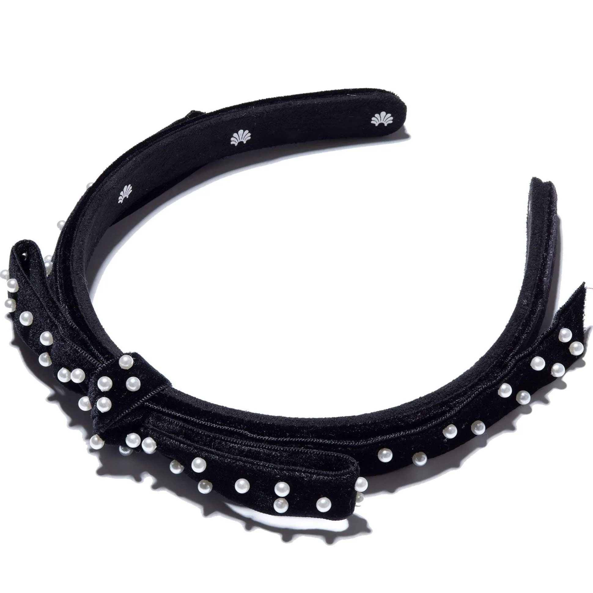 JET PEARL BARDOT RIBBON HEADBAND