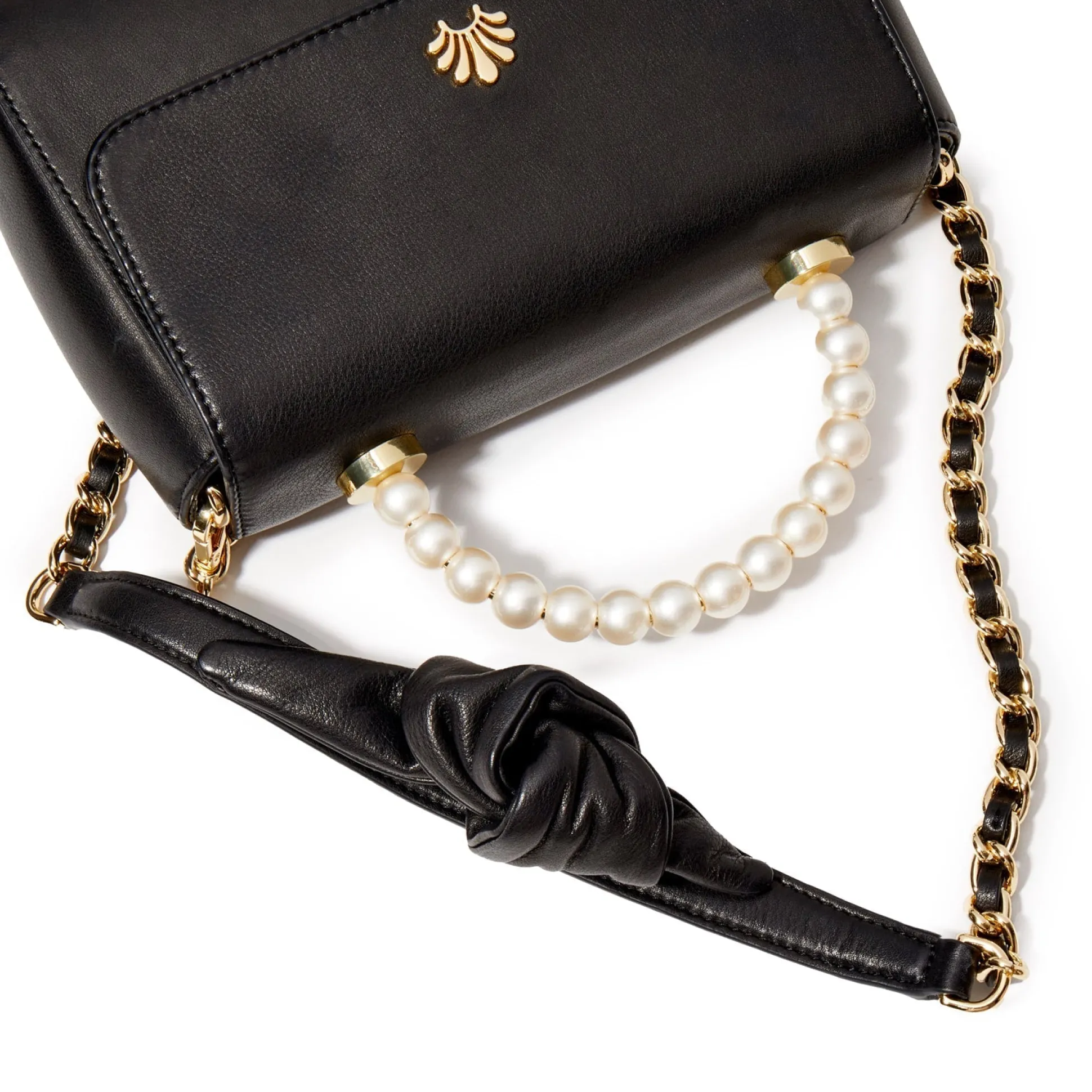 JET PEARL TABITHA TOP HANDLE CROSSBODY