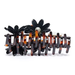 JET PETUNIA CLAW HAIR CLIP