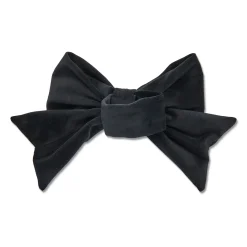 JET SET OF 4 VELVET BOW NAPKIN RINGS